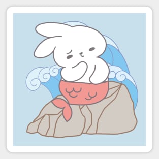 Little Mermaid Bunny Magnet